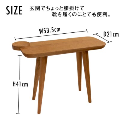 Takumi Craft  ホールスツール角型 チェリー材 BL046