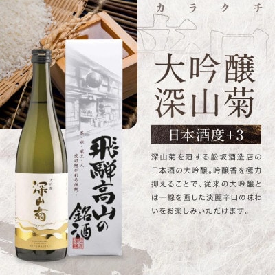 スッキリ爽快辛口セット のみくらべ 大吟醸 特別純米酒 辛口 淡麗 岐阜県 飛騨高山 FB048