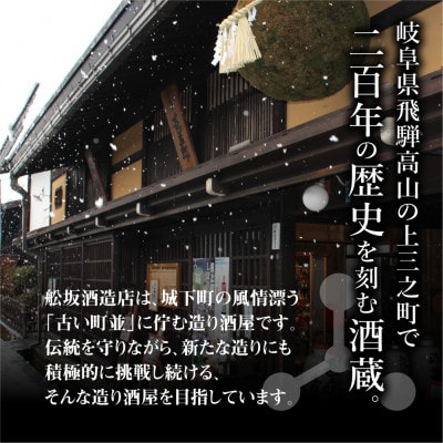 濃厚な飛騨の地酒飲み比べ4種セット【d564】
