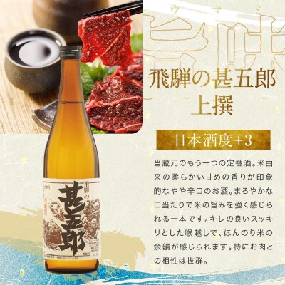 軽快な飛騨の飲み比べ3種セット FB050
