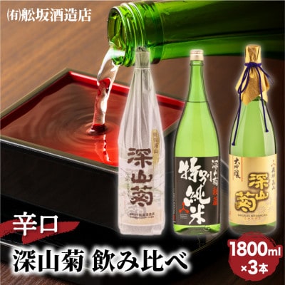 飛騨の辛口地酒銘柄飲み比べセット　1800ml×3本 TR4327