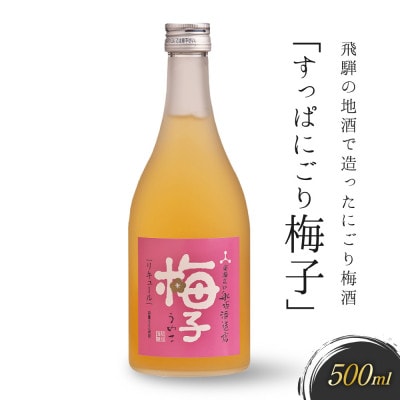 飛騨の地酒で造ったにごり梅酒「すっぱにごり梅子」 FB002