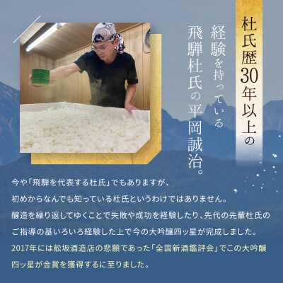 大吟醸を贅沢に無濾過で中取りをした「大吟醸四ッ星天」 1800ml FB014