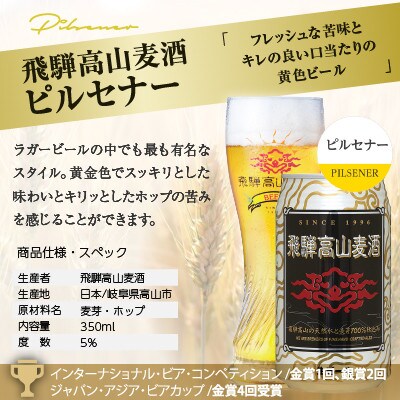 飛騨高山麦酒 飲み比べ20缶セット d558