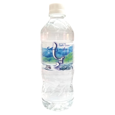 北アルプス大自然からの恵み 天然水しずく500ml×24本 ナチュラルミネラルウォーターTR3108