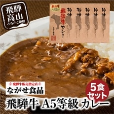 飛騨牛A5等級カレー5食入　TR3844