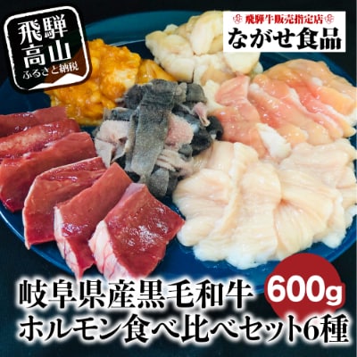 岐阜県産和牛ホルモン食べ比べセット600g　FH011