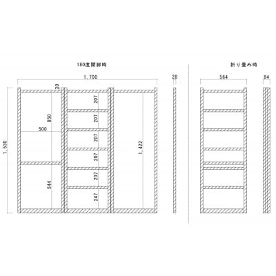 衣桁3連タイプ　GF002