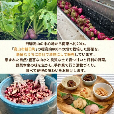 菊芋漬物たっぷりセット 漬物 菊芋 3種 しょうゆ漬け みそ漬け しそ漬け TR3659