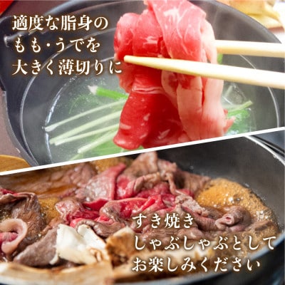 飛騨牛　赤身　すき焼・しゃぶしゃぶ用(ももうで)1kg　TR3736