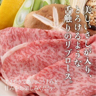 飛騨牛 リブロース すきやき用 500g　c542