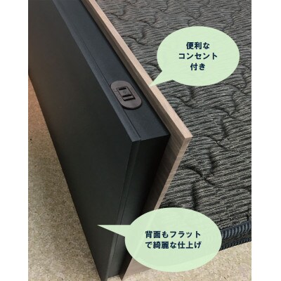 フランスベッド ダブル BG-001/002TS(跳上収納タイプ260mm)【ベッドフレームのみ】