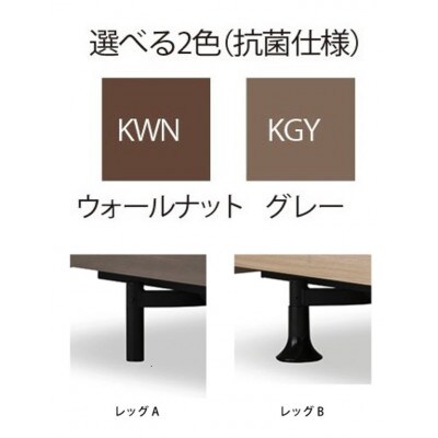 電動ベッド グランサスGS-01F(2M)レッグタイプ マットレス付シングル グレー/ウォールナット