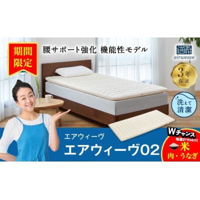 【期間限定 幸田町感謝祭】エアウィーヴ02　 シングル 