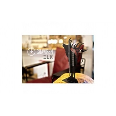 GRAVIRoN ELK アクセサリースタンド　 黒皮鉄