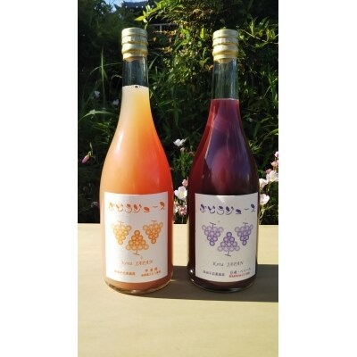 幸田町産ぶどう使用100%ジュース2種類詰め合わせ 無添加 無糖 無加水