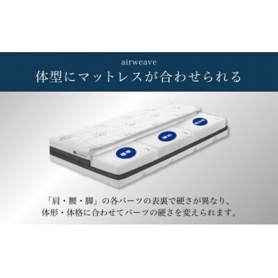 エアウィーヴ ベッドマットレスS04　 クイーン マットレス 