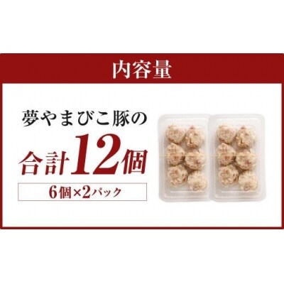 「夢やまびこ豚」大きな焼売 | 豚肉 焼売 しゅうまい シュウマイ 簡単調理 中華料理 おかず 惣菜