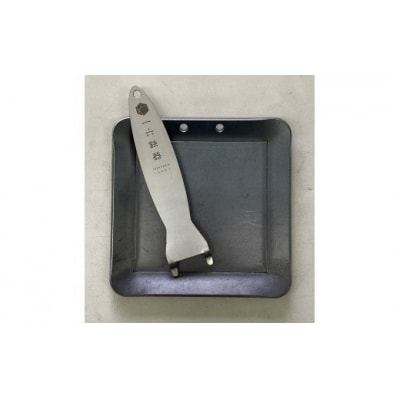 一六鉄器『ロクミリ鉄板150×150』  鉄板・ハンドルセット