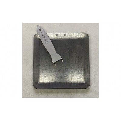 一六鉄器『ロクミリ鉄板200×200』  鉄板・ハンドルセット