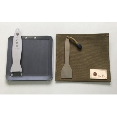 一六鉄器『ロクミリ鉄板150×150』  フルセット