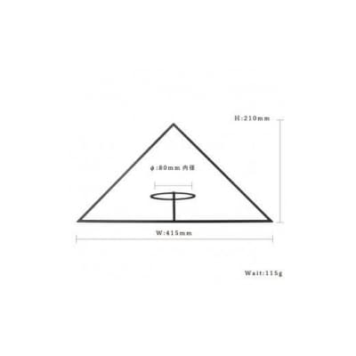 GRAVIRoN Hang Plants シリーズ Triangle　 黒皮鉄(プランツハンガー)
