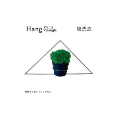 GRAVIRoN Hang Plants シリーズ Triangle　 酸洗鉄(プランツハンガー)