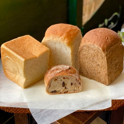 【12ヶ月定期便】薪窯パン お食事セット【乳製品不使用】 | 食パン フランスパン ベーグル 詰合せ