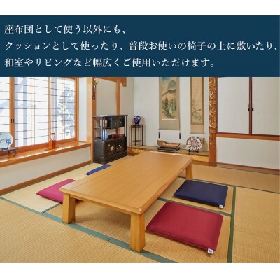 エアウィーヴ 座布団 大(銘仙判)ギフトBOX仕様 ネイビー