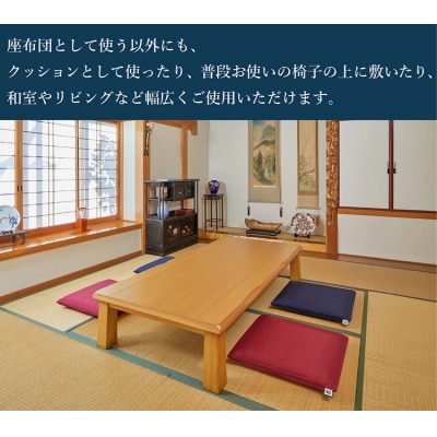 エアウィーヴ 座布団 大(銘仙判)ギフトBOX仕様 ワインレッド