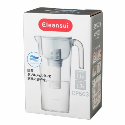 クリンスイ ポット型浄水器 本体 CP503-GR 浄水器 ポット型 収納 水 お水 浄水