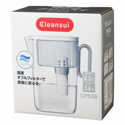 クリンスイ ポット型浄水器 本体 CP508-GR 浄水器 ポット型 収納 水 お水 浄水
