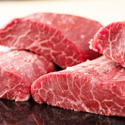 宍粟牛ももステーキ(250g)とステーキソースのセット　F1