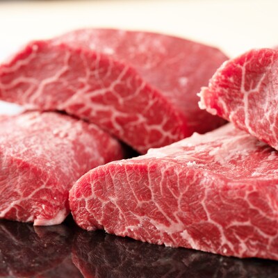 宍粟牛ももステーキ(250g)とステーキソースのセット　F1