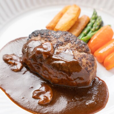 但馬牛ハンバーグ4個セット(デミグラスソース付き)J18