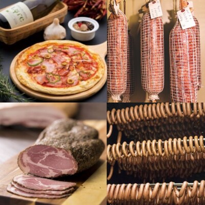 宍粟ハムたっぷりピザとオードブルセットJ19