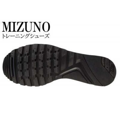 ミズノトレーニングシューズ　BUILT　TRAINER【ブラック×フラッシュピンク2E】AO42