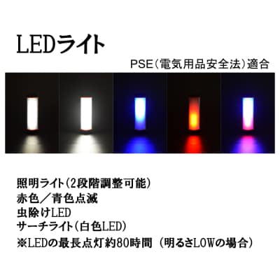 防水 LED チャージャー / ピンク (2500mAh)　AG43　