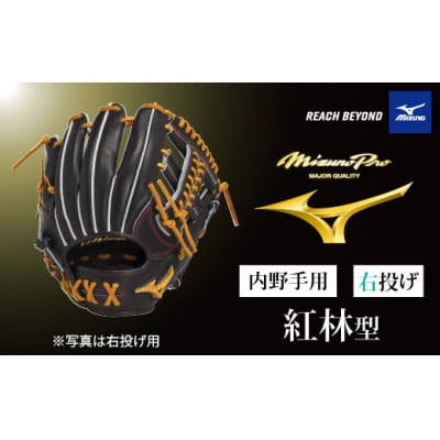 ミズノプロ 硬式用 野球グラブ 内野手用 紅林 型(右投げ)AO72