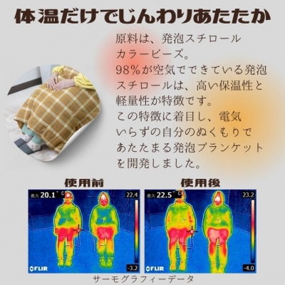 大切な人に贈りたい「 発泡ブランケット 」　BN1　