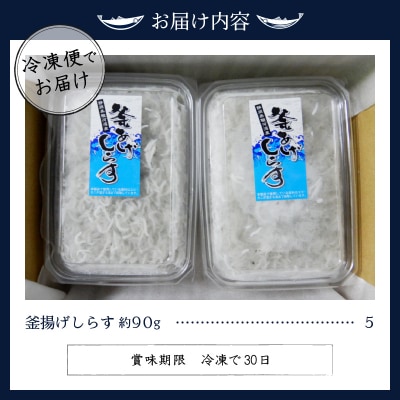 しらす釜揚げ(大井川港水揚げ)詰合せ(a10-474)