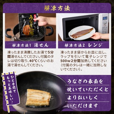 静岡うなぎ漁協 うなぎ蒲焼(長焼)セット(a20-129)