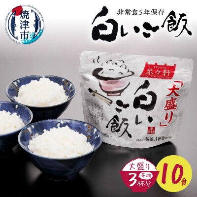 非常食 5年 白いご飯 大 10食 200g 災害(a15-571)