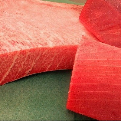 『鮪の魚二』天然本鮪大トロ中トロ赤身約800gセット(a45-002)