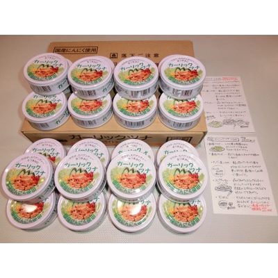 焼津のガーリックツナ 新製品1ケース レシピ付(a15-083)