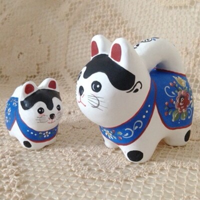 花柄 手描き 犬張り子セット A19 014 お礼品詳細 ふるさと納税なら さとふる