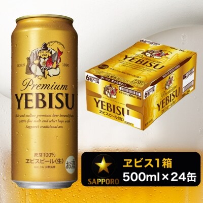 エビス 500ml×1箱【焼津 サッポロ ビール】(a22-031)