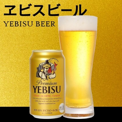 定期便 4回 【 サッポロ ビール 】 ヱビス 500ml×1箱(b10-045)