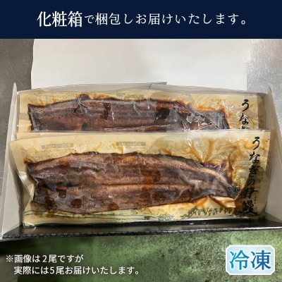 【無添加】静岡県産 うなぎ 長焼き 140g 5尾(a40-098)