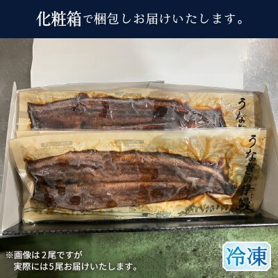 【土用の丑の日までにお届け】【無添加】静岡県産 うなぎ 長焼き 140g 5尾(a40-098)